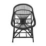 Lounge chairs - Joline Lounge Chair, Black, Cane  - BLOOMINGVILLE
