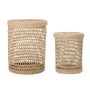 Shopping baskets - Connie Basket w/Lid, Nature, Seagrass Set of 2 - BLOOMINGVILLE MULTIBRAND HOUSE