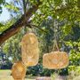 Lampes de table extérieures - Musu Lanterne avec verre, Nature, Bambou  - BLOOMINGVILLE