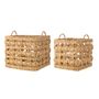 Paniers - Marnie Panier, Nature, Jacinthe d'eau Set of 2 - BLOOMINGVILLE MULTIBRAND HOUSE