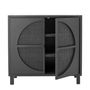 Sideboards - Trento Cabinet, Black, Gmelina wood  - BLOOMINGVILLE