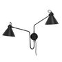 Wall lamps - Felicity Wall Lamp, Black, Metal  - BLOOMINGVILLE