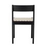 Chairs - Maron Dining Chair, Black, Rubberwood  - BLOOMINGVILLE MULTIBRAND HOUSE