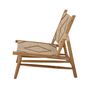 Lounge chairs - Lennox Lounge Chair, Nature, Teak  - CREATIVE COLLECTION
