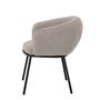 Chaises - Cortone Chaise de salle à manger, Gris, Polyester - BLOOMINGVILLE MULTIBRAND HOUSE