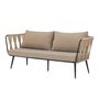Sofas - Pavone Fire-resistant Sofa, Brown, Metal  - BLOOMINGVILLE MULTIBRAND HOUSE