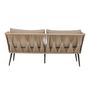 Sofas - Pavone Fire-resistant Sofa, Brown, Metal  - BLOOMINGVILLE MULTIBRAND HOUSE
