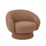 Lounge chairs - Ted Lounge Chair, Brown, Polyester  - BLOOMINGVILLE