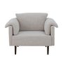 Lounge chairs - Chesham Lounge Chair, White, Polyester - BLOOMINGVILLE MULTIBRAND HOUSE