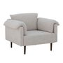 Lounge chairs - Chesham Lounge Chair, White, Polyester - BLOOMINGVILLE MULTIBRAND HOUSE
