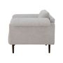 Lounge chairs - Chesham Lounge Chair, White, Polyester - BLOOMINGVILLE MULTIBRAND HOUSE