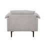 Lounge chairs - Chesham Lounge Chair, White, Polyester - BLOOMINGVILLE MULTIBRAND HOUSE