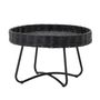 Tables basses - Hattie Table basse, Noir, Rotin - BLOOMINGVILLE MULTIBRAND HOUSE