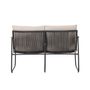 Sofas - Hampton Sofa, Black, Metal  - BLOOMINGVILLE MULTIBRAND HOUSE
