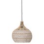 Hanging lights - Christa Pendant Lamp, White, Cane  - CREATIVE COLLECTION