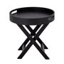 Other tables - Freya Tray Table, Black, Rubberwood  - BLOOMINGVILLE