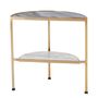 Other tables - Clint Side Table, Grey, Marble  - BLOOMINGVILLE