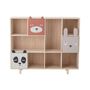 Bookshelves - Calle Bookcase w/Drawers, Nature, Paulownia  - BLOOMINGVILLE MINI