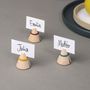 Stationery - Box of 3 i-cone wooden photo clips - TOUT SIMPLEMENT,