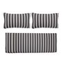 Cushions - Mundo Cushion Cover (No filler), Black, Polyester Set of 3 - BLOOMINGVILLE