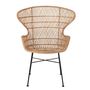 Lounge chairs - Oudon Lounge Chair, Nature, Rattan  - BLOOMINGVILLE