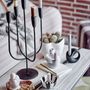 Candlesticks and candle holders - Izma Candle Holder, Black, Metal  - BLOOMINGVILLE