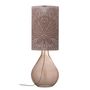 Table lamps - Leni Table lamp, Brown, Glass  - CREATIVE COLLECTION