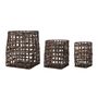 Shopping baskets - Fune Basket, Brown, Water Hyacinth Set of 3 - CREATIVE COLLECTION