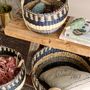 Shopping baskets - Sania Basket, Black, Seagrass Set of 3 - CREATIVE COLLECTION