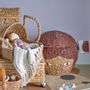 Shopping baskets - Lill Basket w/Lid, Brown, Bankuan Grass  - BLOOMINGVILLE MINI