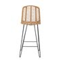 Chaises - Vargas Chaise de bar, Nature, Polyrattan - BLOOMINGVILLE