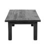 Coffee tables - Riber Coffee Table, Black, Reclaimed Wood  - BLOOMINGVILLE