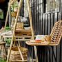 Chaises - Vargas Chaise de bar, Nature, Polyrattan - BLOOMINGVILLE