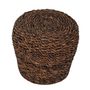 Stools - Tasse Stool, Brown, Abaca  - CREATIVE COLLECTION