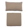 Cushions - Mundo Cushion Cover (No filler), Brown, Polyester Set of 2 - BLOOMINGVILLE