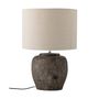 Table lamps - Isabelle Table lamp, Grey, Stoneware  - BLOOMINGVILLE