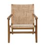 Lounge chairs - Mills Lounge Chair, Brown, Rattan  - CREATIVE COLLECTION