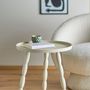 Other tables - Soffy Side Table, Nature, Aluminum  - BLOOMINGVILLE