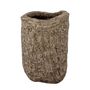 Vases - Janay Deco Vase, Brown, Paper Mache  - BLOOMINGVILLE