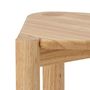 Other tables - Kassia Side Table, Nature, Rubberwood  - BLOOMINGVILLE