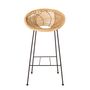 Chairs - Yonne Bar Chair, Nature, Rattan - BLOOMINGVILLE MULTIBRAND HOUSE