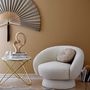 Chaises longues - Ted Chaise de salon, Blanc, Polyester  - BLOOMINGVILLE