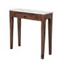 Other tables - Hauge Console Table, Brown, Marble  - CREATIVE COLLECTION