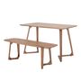 Dining Tables - Luie Dining Table, Brown, Acacia  - BLOOMINGVILLE MULTIBRAND HOUSE