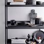 Bookshelves - Lot Bookcase, Black, Metal  - BLOOMINGVILLE