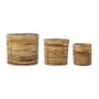 Paniers - Linoa Panier, Nature, Rotin Set of 3 - BLOOMINGVILLE MULTIBRAND HOUSE