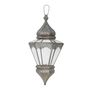 Outdoor table lamps - Isabell Lantern, Grey, Glass  - BLOOMINGVILLE
