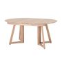 Tables Salle à Manger - Owen Table à dîner extensible, Nature, FSC® 100%, Chêne  - BLOOMINGVILLE MULTIBRAND HOUSE