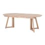 Tables Salle à Manger - Owen Table à dîner extensible, Nature, FSC® 100%, Chêne  - BLOOMINGVILLE MULTIBRAND HOUSE
