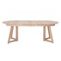 Tables Salle à Manger - Owen Table à dîner extensible, Nature, FSC® 100%, Chêne  - BLOOMINGVILLE MULTIBRAND HOUSE